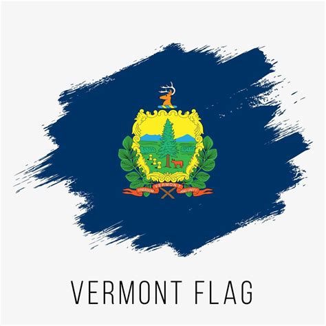 USA State Vermont Grunge Vector Flag Design Template 18811285 Vector ...