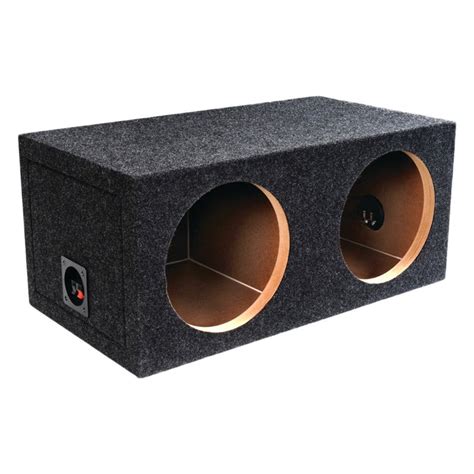 Atrend® E12D - 12" B Box Series 2-Hole Sealed Subwoofer Box