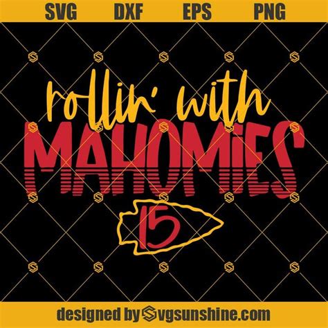 Rollin' With Mahomies 15 SVG, Kansas City Chiefs SVG, Kansas City SVG ...