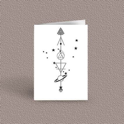 Capricorn - Your Geometric Arrow Design