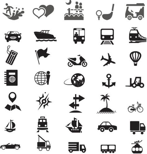 Travel Icons free vector free download