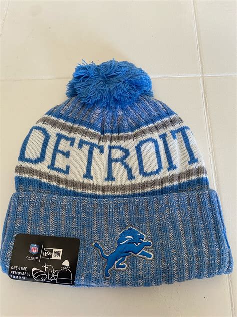 Detroit Lions NFL Beanie/Toboggan! New Era!