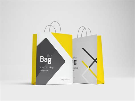 Free Square Shopping Bag Mockup — Free Mockup World