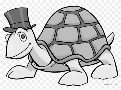 Turtle Animal Free Black White Clipart Images Clipartblack - Pagong ...