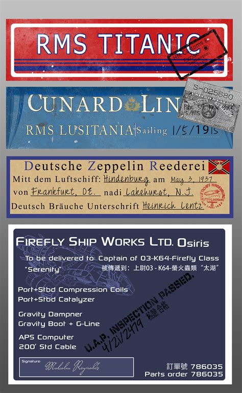 Historic Shipping Labels by Thorero on DeviantArt