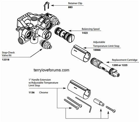 Moen Shower Valve Parts Diagram