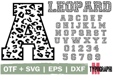 Leopard Font by Typography Morozyuk · Creative Fabrica