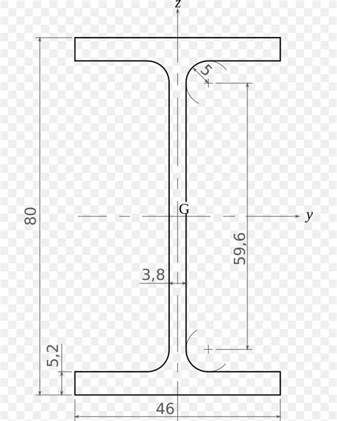 I-beam Second Moment Of Area IPN Moment Of Inertia, PNG, 702x1024px ...