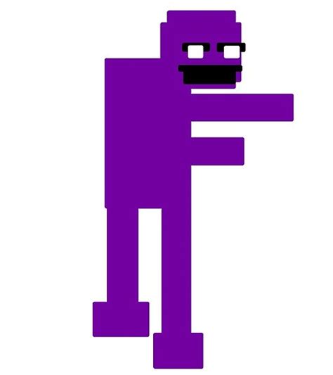 "FNAF Purple Guy 8-bit" Posters by mattwilldo | Redbubble