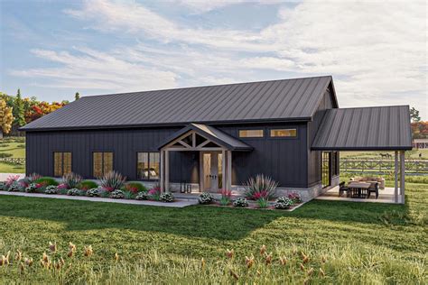 1500 Sq Ft Barndominium-Style House Plan with 2-Beds and an Oversized ...