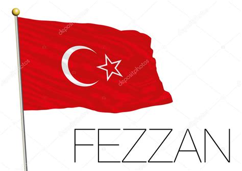 Fezzan regional flag, Libya, vector illustration — Stock Vector © frizio #93419934