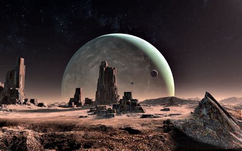 Alien Planet Landscapes Wallpaper - WallpaperSafari