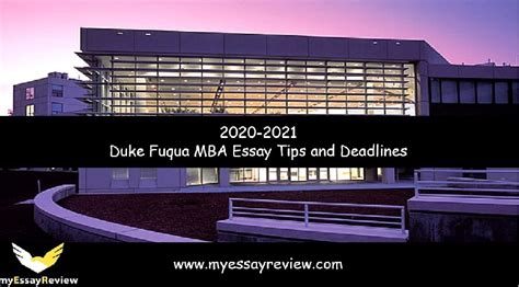 Duke Fuqua MBA Essay Tips & Deadlines: 2020-21 | MyessayReview