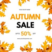 fall sale Template | PosterMyWall