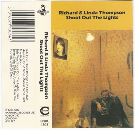 Richard & Linda Thompson - Shoot Out The Lights (1982, Cassette) | Discogs