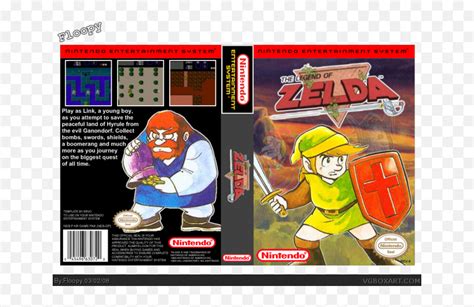 The Legend Of Zelda Nes Box Art Cover By Floopy - Legend Of Zelda Nes ...