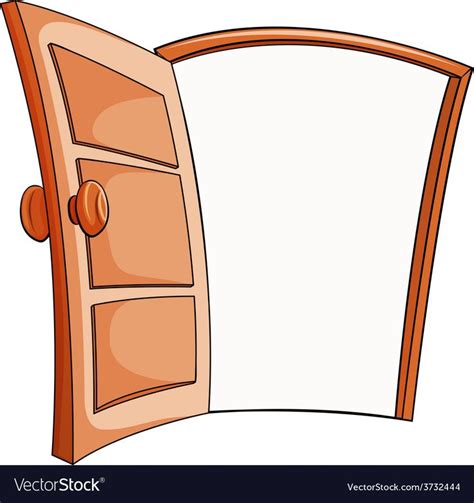 An open door vector image on VectorStock | Deko