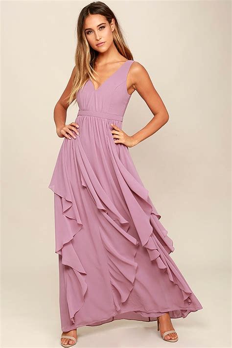 Lovely Mauve Dress - Maxi Dress - Bridesmaid Dress - $92.00 - Lulus