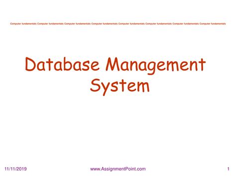 PPT - Database Management System PowerPoint Presentation, free download ...