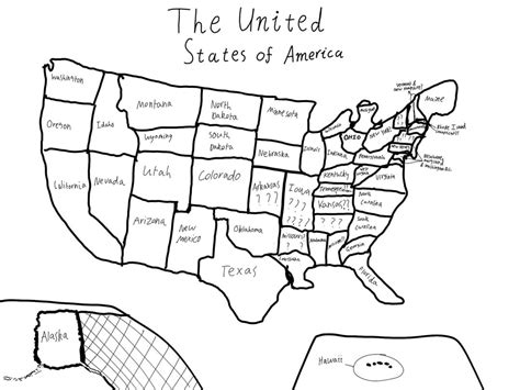 The United States but drawn from memory by an Australian teenager who almost failed Geography ...