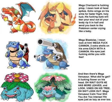 Venusaur Blastoise Charizard Mega Evolution