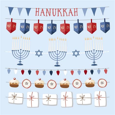 Hanukkah Border Clipart, Border Clip Art, Jewish Banner Clip Art ...