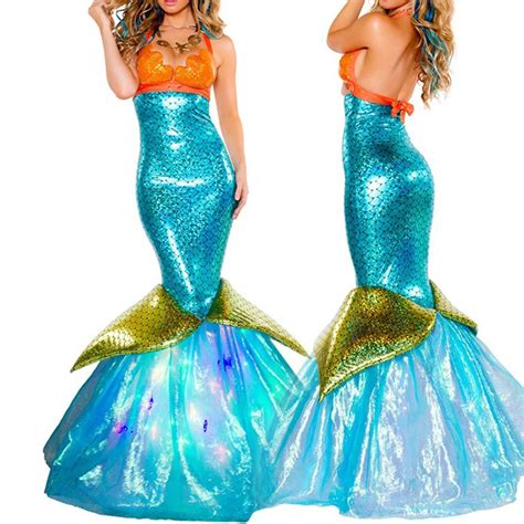 Aliexpress.com : Buy Sexy Little Mermaid Costume Adult Women Halloween ...