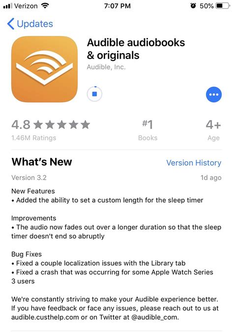 Sleep Timer Length is now custom and Fades Out (iOS) : r/audible