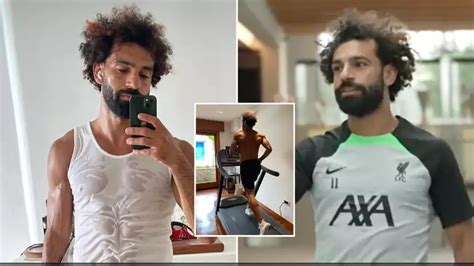 Liverpool forward Mohamed Salah completes 7km run on treadmill in ...