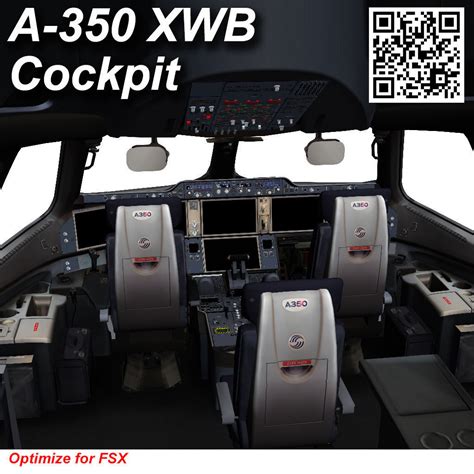 3D model Airbus A350-XWB Cockpit VR / AR / low-poly MAX OBJ 3DS FBX ...