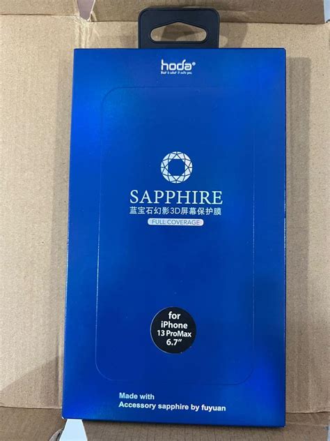 Hoda Sapphire Screen Protector for 13 pro max, Mobile Phones & Gadgets, Mobile & Gadget ...