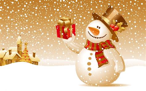 Christmas Snowman Wallpapers - Wallpaper Cave