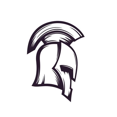 spartan helmet vector logo 12507857 Vector Art at Vecteezy