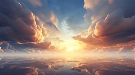 Premium AI Image | Arcus Clouds Background