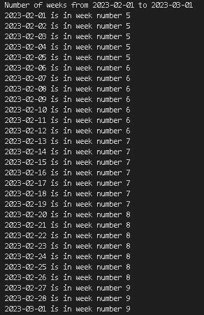 How to Get Week Numbers in Python - AskPython