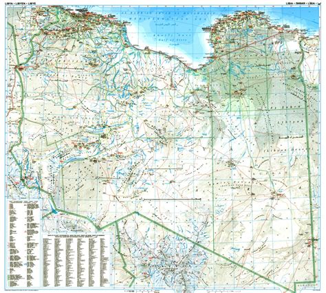 arthur zbygniew: libya topographic map