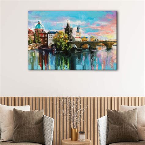 Charles Bridge Canvas Art | Prague Bridge Print | Canvas Art Bay