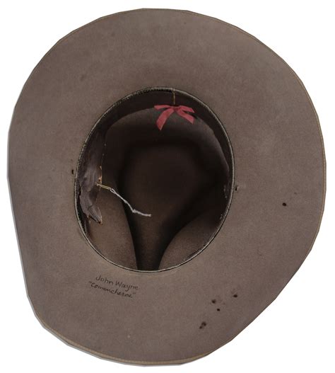 John Wayne Cowboy Hat Worn in Six Films - Auction Item