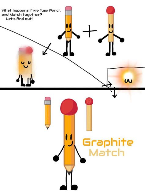 BFB Fusions - Pencil + Match | BFDI💖 Amino