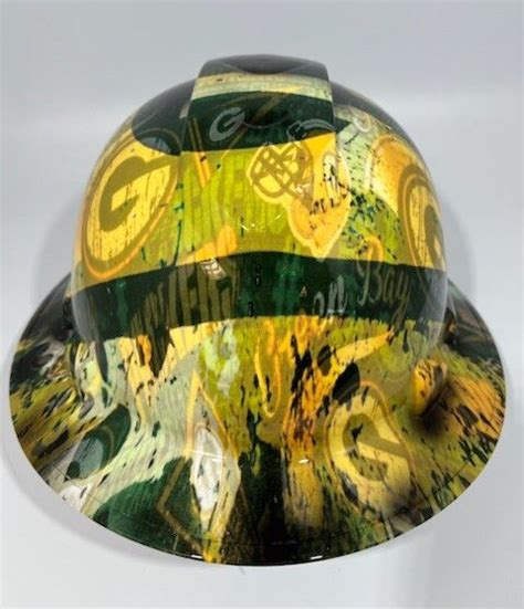 Green Bay Packers Abstract | Construction Safety Hard Hat