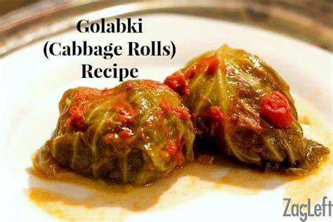How To Stuffed Cabbage Rolls - Polish Golabki - ZagLeft