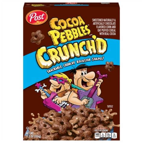 Post® Cocoa Pebbles™ Crunch'd with Rockstar Shapes Cereal, 11.5 oz - Pick ‘n Save