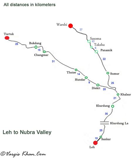 nubra-valley-road-map-1 - Vargis Khan