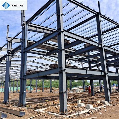 High Quality H Beam Column Frame Light Steel Structure Workshop Prefab Steel Structure Building ...