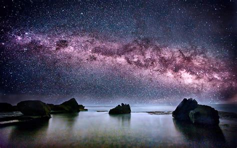 Milky Way Galaxy From Earth Wallpaper