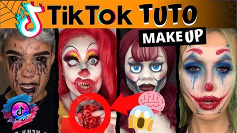 [ TUTO ] Spooky Art Tiktoks MAKE UP HALLOWEEN (Compilation Tik Tok ...