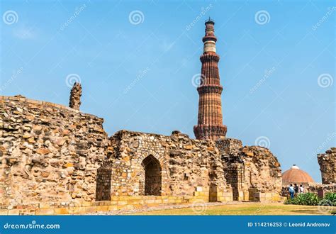 Alauddin Khilji Tomb and Madrasa at the Qutb Complex in Delhi, India ...