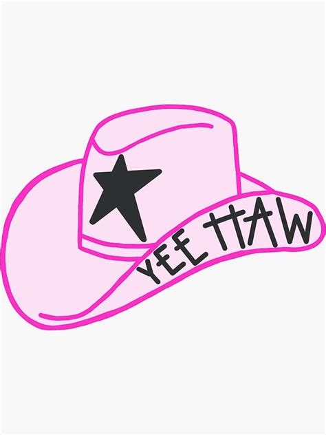 "cute cowboy hat " Sticker for Sale by lexir23 | Beer pong table ...