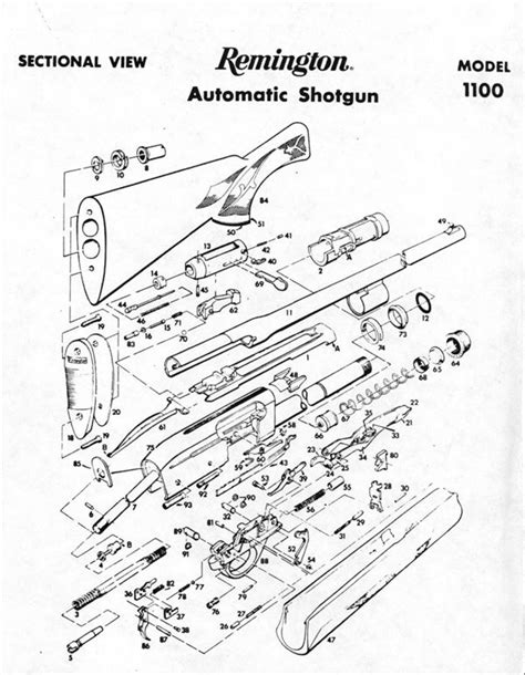 Remington 1100 Parts Schematic