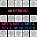 Dot Art Mandala Dot on Top Practice Pages 30 Mandalas in 5 Sizes JPG ...